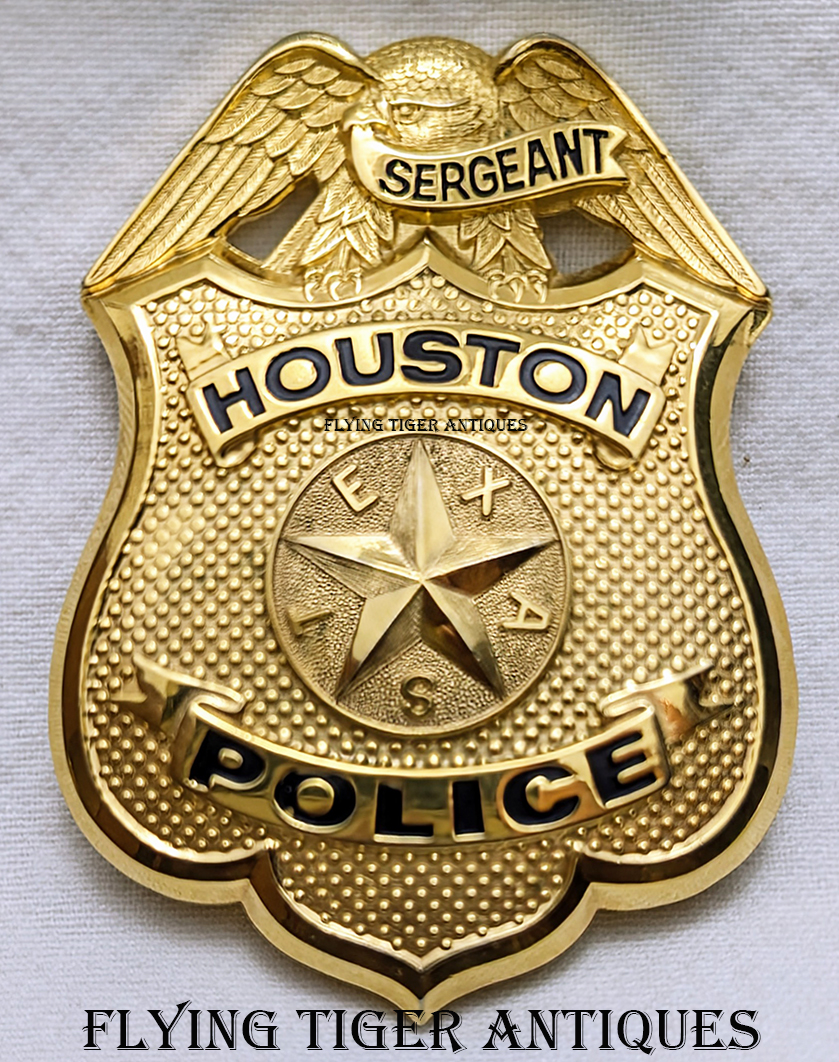 Blackinton バッジ NEW YORK POLICE PATROLMAN Minty Set of circa 2010s Houston TX Police Sergeant Coat