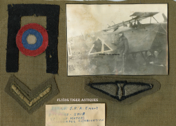 WWI USAS French Made AEF worn Bombing Military Aviator Wing & Insignia Lt. J.R.A. Emert 96th Aero Sq