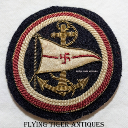 Ext Rare ca 1935 DSV Deutscher National Segler-Verband / Yachting Assoc Blazer Patch