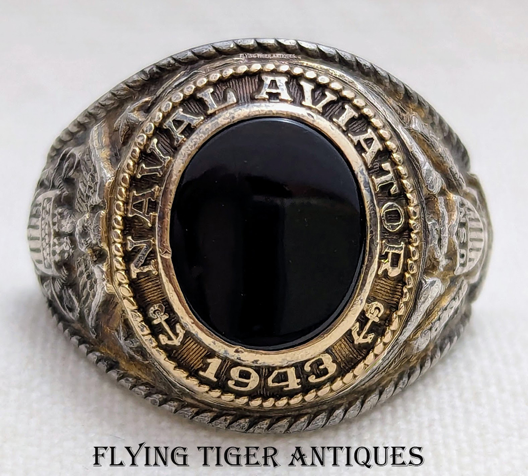 1941’s★アメリカ海軍★Aviator Ring★WW2・ミリタリーリング navalaviatorringobv.jpg