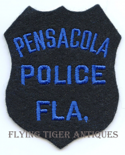 RARE!!! Late 1940s Pensacola, Florida Police Patch