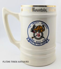 Great 1970 Vietnam War USAF 620th Tactical Control Squadron Beer Mug from Monkey Mtountain Vietnam