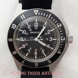 Desert Storm 1991 USAF/ US Gov't Marathon Navigator Wrist Watch by Gallet & Co Ref 6645-01-150-8115