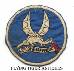 Beautiful Vietnam War Hand Emb US Army 52nd Combat Aviation BN Pocket Patch Uniform Removed