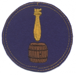 Beautiful WWII USAAF 338th Bomb Squadron, 96th Bomb Group, 8th Air Force Patch