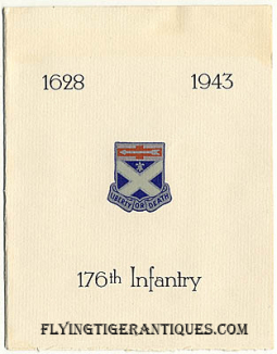 1943 176th Infantry Division Christmas Card