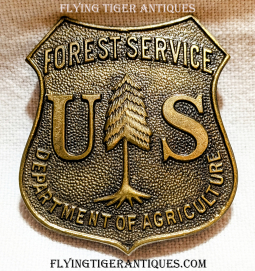 1950s US Dept of Agriculture Forest Service Ranger Badge
