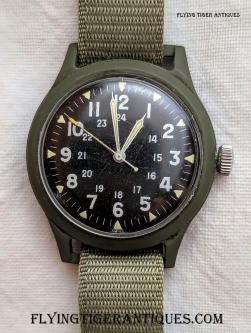 1965 Vietnam War US Military Benrus Belforte Non-Maintainable Wrist Watch in Working Condition