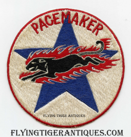 ca 1951 USN VF-781 Peacemakers Jacket Patch as worm as part of CVG-102 on the USS Bon Homme Richard