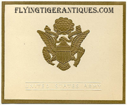 WWII US Army "Tuck" Christmas Card