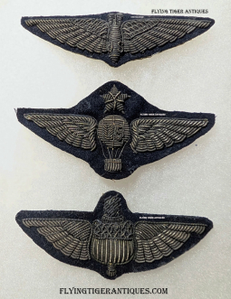 3 Most Incredibly Rare WWI USAS Wings to find in Bullion All from the 1918 Dennison Sample board