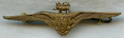 Wonderful ca 1940 Imperial Airways Pilot Wing Modified for the Name Change to BOA(C)
