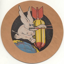 Minty 398th Bomb Squadron, 504th Bomb Group, 20th Air Force Leather Patch