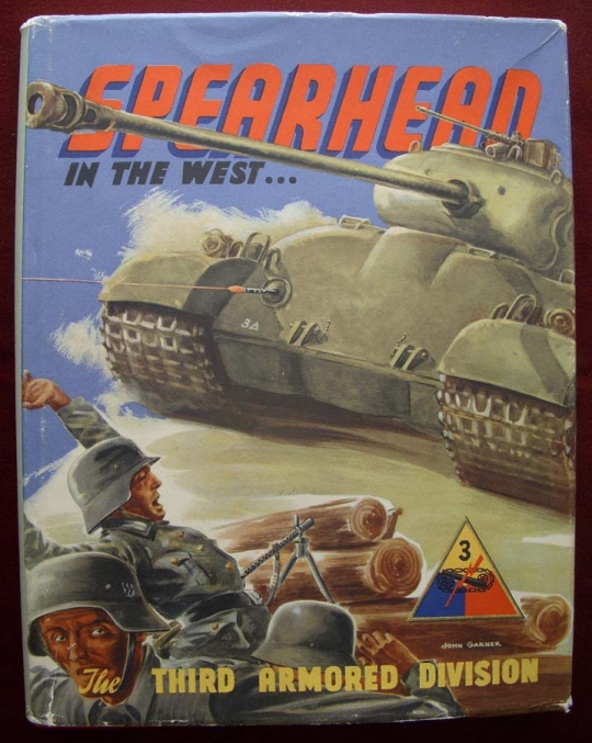 Scarce 1945 "Spearhead in the West: The Third Armored Division" Unit History with Great Dust