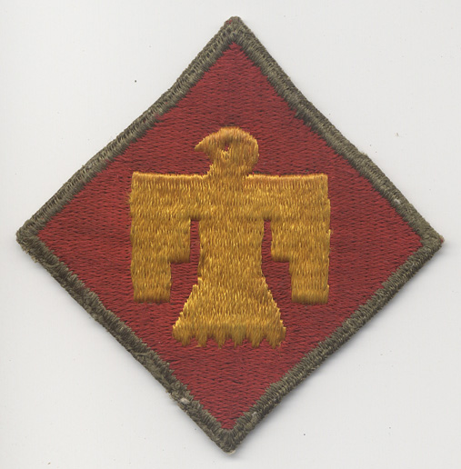 Us Army 45th Infantry Division Shoulder Patch Od Border Olive Drab Us Army 45th Infantry Division Shoulder Patch Od Border Olive Drab
