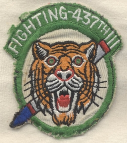 1950s US Air Force 437th Fighter Interceptor Squadron Patch