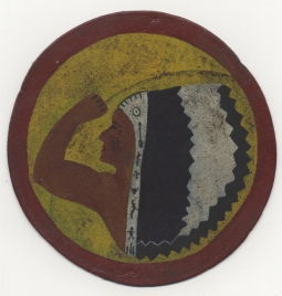 WWII USAAF 44th Fighter Squadron, 16th Fighter Group Jacket Patch