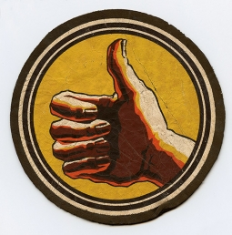 WWII USAAF 453rd BS 323rd BG 8th & 9th AF Jacket Patch of 455th BS CO Lt. Col. Albert Satterwhite