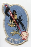 1960s USAF 4677th DSES (Defense Systems Evaluation Squadron) EB-57 Early Warning SAC Patch