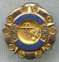Vintage Gold-Filled Early 1960s Lincoln-Mercury Dealer Lapel Pin