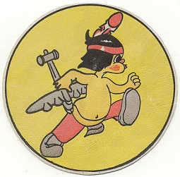 Great Leather WWII USAAF 529th Bomb Squadron, 380th Bomb Group, 5th Air Force Squadron Patch