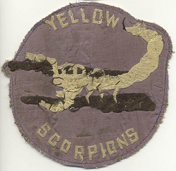 RARE Chinese-Made Hand Embroidered 530th Fighter Squadron, 311th Fighter Group, 14th AF