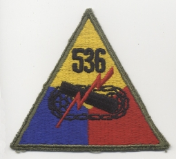 WWII US Army 536th Amphibious Tractor Battalion Shoulder Patch