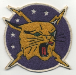 Large Chenille Korean War Era USAF 5FS Squadron Patch