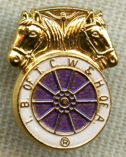 1960s - 70s Int'l Brotherhood of Teamsters Chauffeurs, Warehousemen, & Helpers of America Member Pin
