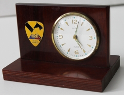 1950's WWII Occupation US Army 603rd Tank Co. Desk Clock. DI & Clock Made in Germany