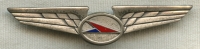 1960s Allegheny Airlines Sterling Silver 1st Officer Wing 3rd Issue by Blackinton
