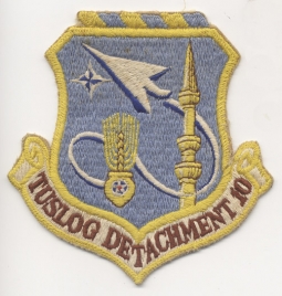 1960s US Air Force Tuslog Detachment 10 Patch