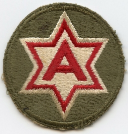 WWII United States 6th Army Patch