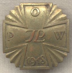 1919 Commemorative Numbered Badge for Polish Military Organization