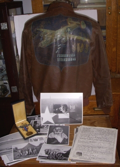 Sz 44 WWII Painted A-2 15th AF B-24 New Old Men (2d Line) as Pub'd in Art of the Flight Jack
