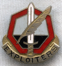 1960s US Army 7th Psychological Operations (PsyOps) Battalion DI