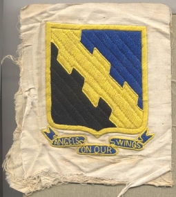 RARE 80th Fighter Group, 10th Air Force Hand-Made CBI Patch