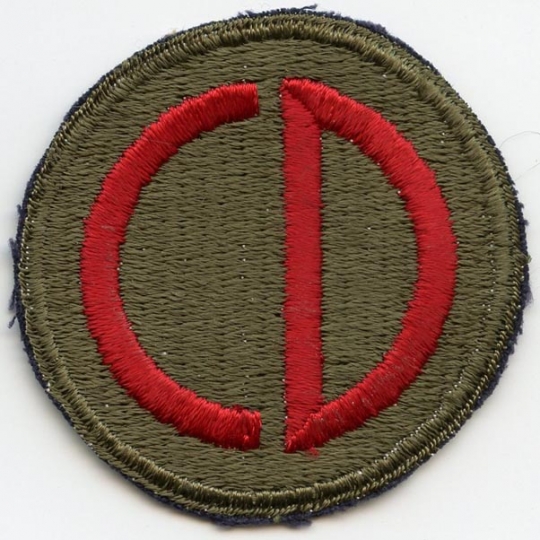 Oversized WWII US Army 85th Division (Custer Division) Shoulder Patch