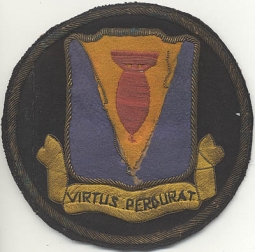 Italian-Made 86th Fighter Group, 12th Air Force Patch with Bullion