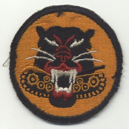 WWII US Army 8 Wheel Tank Destroyer "Orange Fender Variant" Shoulder Patch