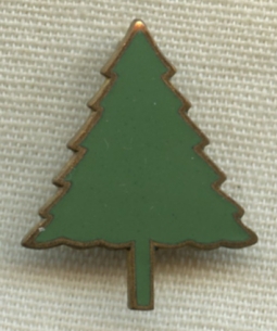 Late WWII US Army 91st Infantry aka Pine Tree Division Patch Type DI