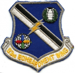 Ca. 1963 USAF 93rd Bombardment Wing Large Size Jacket Patch