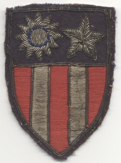 WWII Bullion United States AAF Shoulder Patch from CBI Theater