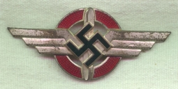 Pre-WWII DLV (Deutsches Luft Verband) Pilot Hat Badge