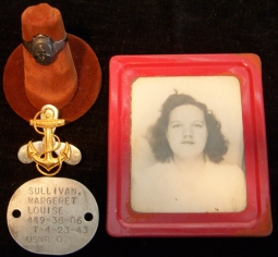 WWII US Navy WAVE Grouping with Sterling WAVE Ring belonging to Margeret Louise Sullivan