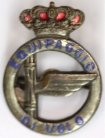 Italian Air Force Enameled Air Crewman's Badge III