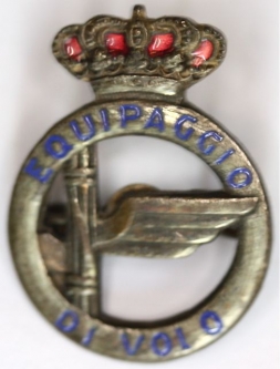 Italian Air Force Enameled Air Crewman's Badge III