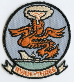 Nice 1960's USN Heavy Attack Recon Sq 3 RVAH-3 Jacket Patch