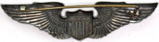 Excellent Example of Australian made USAAF Pilot Wing by Angus and Coote