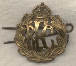World War I Royal Flying Corps Enlisted Man Hat Badge